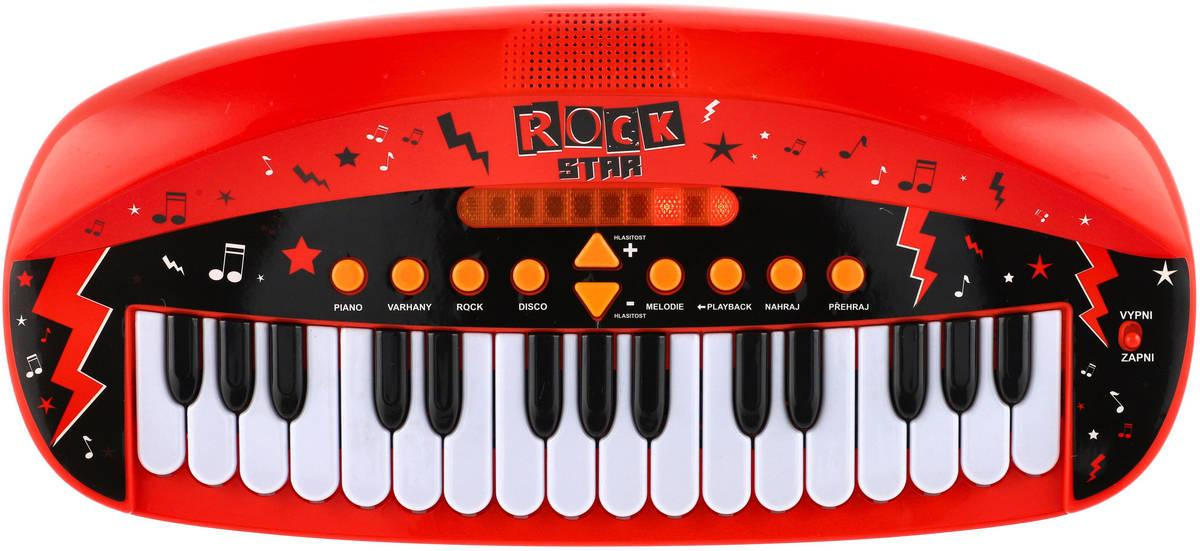 Pianko Rock Star dětský keyboard 31kláves na baterie REC Světlo Zvuk