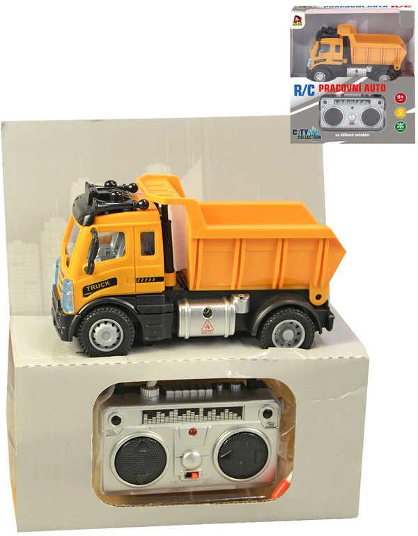 RC Auto nákladní na vysílačku 27MHz na baterie 1:64 Světlo