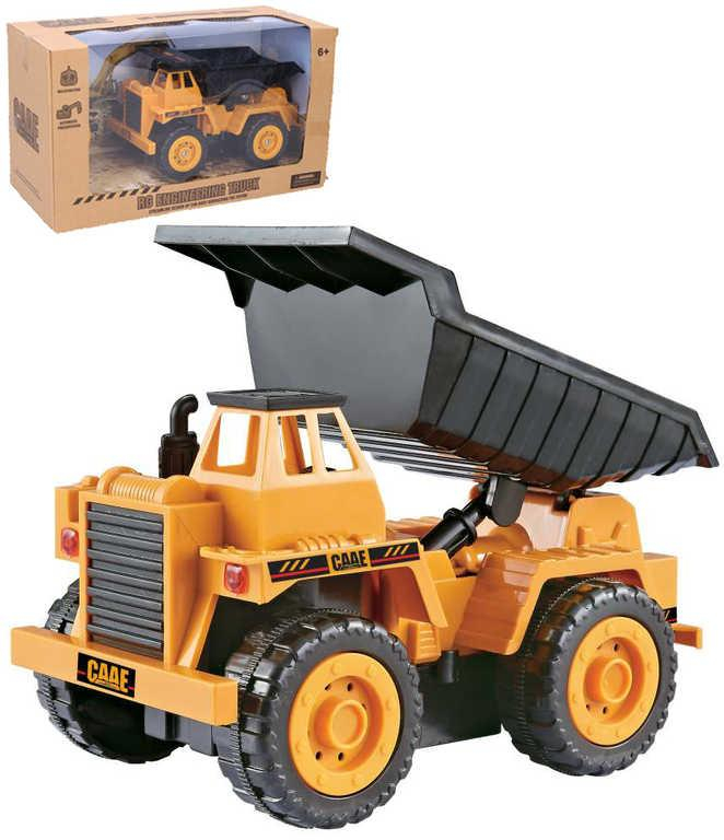 RC Auto nákladní sklápěč 19cm na vysílačku 2,4GHz na baterie plast