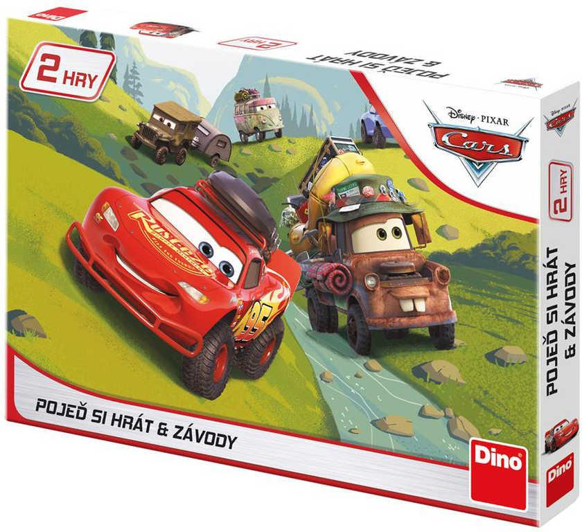 DINO Hra Pojeď si hrát a Závody Auta (Cars) 2v1 *SPOLEČENSKÉ HRY*