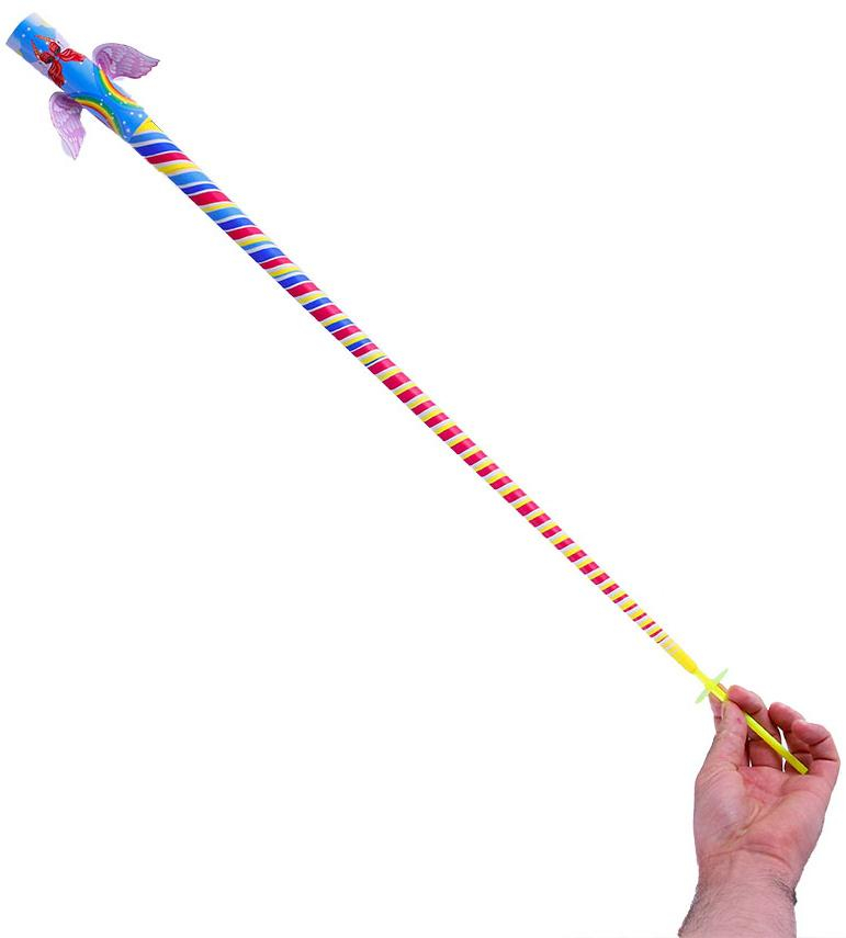 Jo jo (jo-jo) papírové svinovací s jednorožcem 20cm 4 druhy v sáčku