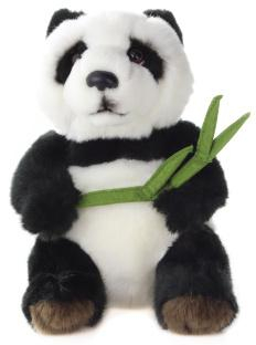 Plyš Panda s listem 18 cm
