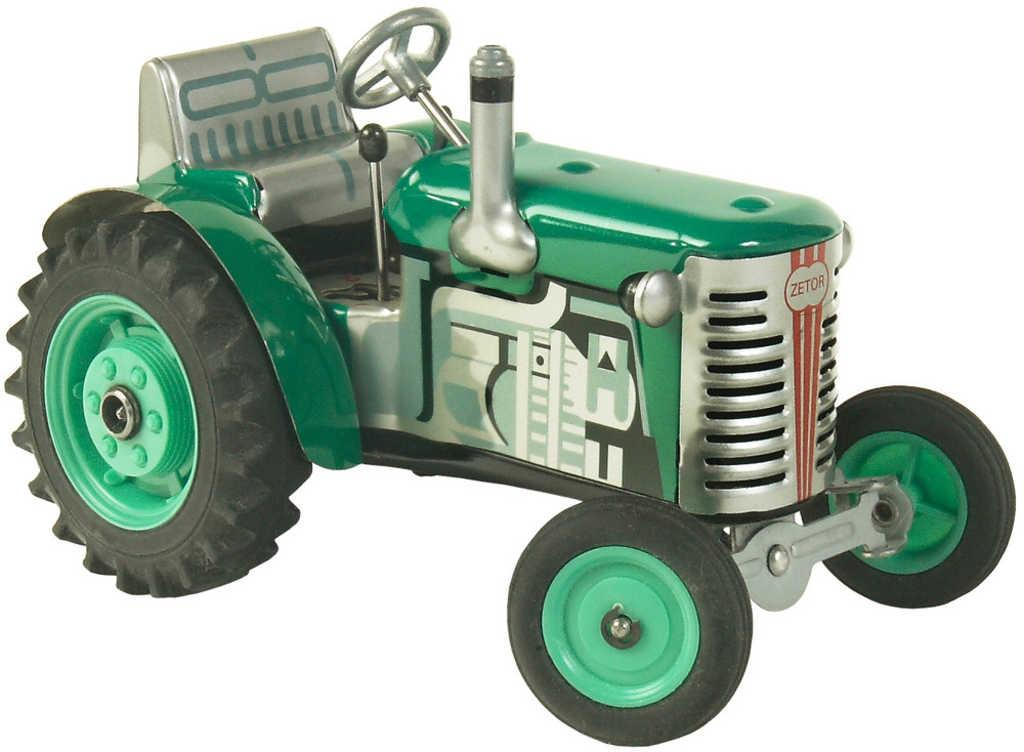 KOVAP Traktor Zetor solo 1:25 kovový na klíček 3 rychlosti s převodovkou