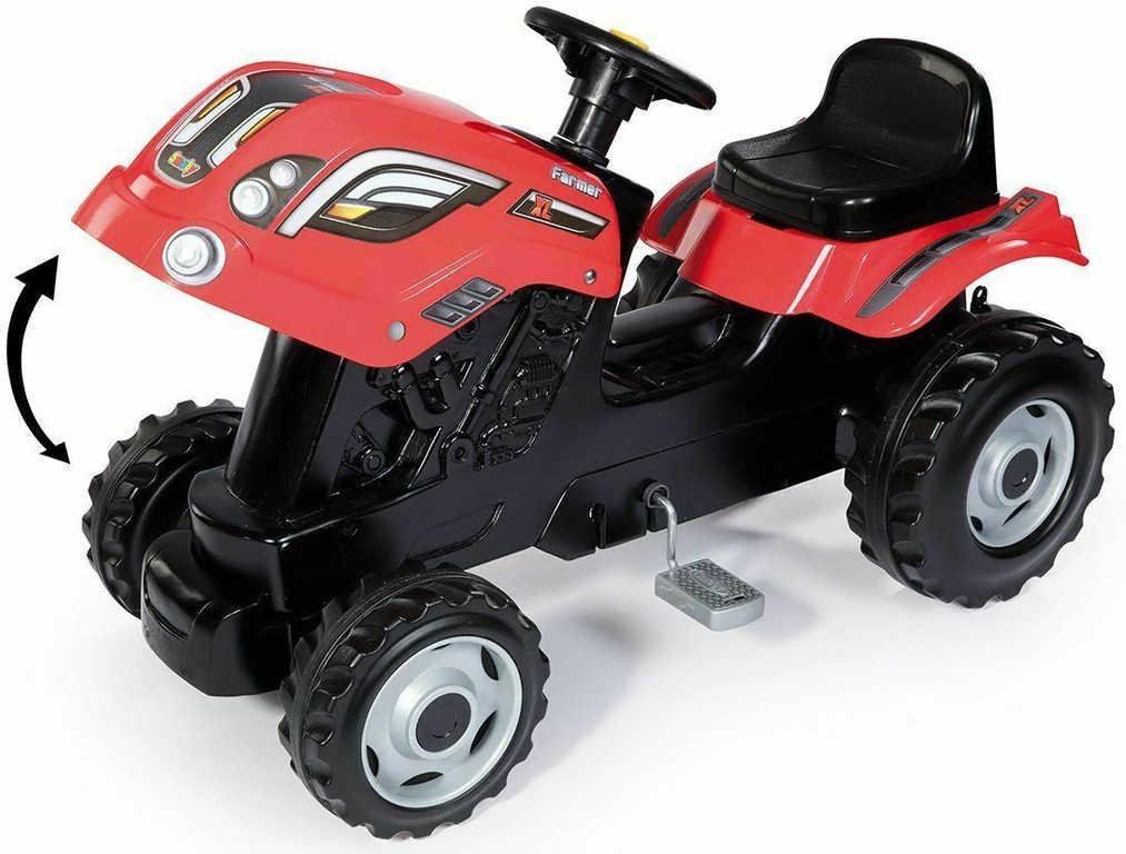 ds58904206_smoby_traktor_detsky_slapaci_farmer_xl_cerveny_s_vleckou_a_klaksonem_plast_3
