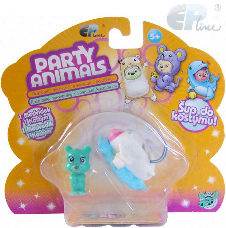 EP Line Party Animals set medvídek s kostýmem a doplňky různé druhy