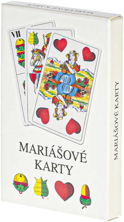 Hra karty Mariáš dvouhlavý v krabičce *SPOLEČENSKÉ HRY*