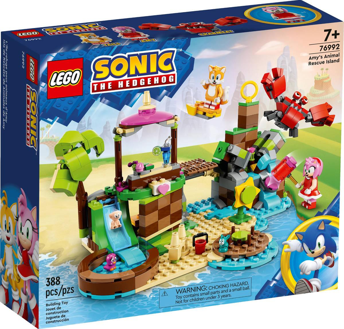 LEGO SONIC THE HEDGEHOG Amyin ostrov na záchranu zvířat 76992 STAVEBNICE
