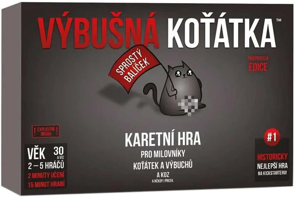 ADC Hra karetní Výbušná koťátka přisprostlá edice pro dospělé *SPOLEČENSKÉ HRY*