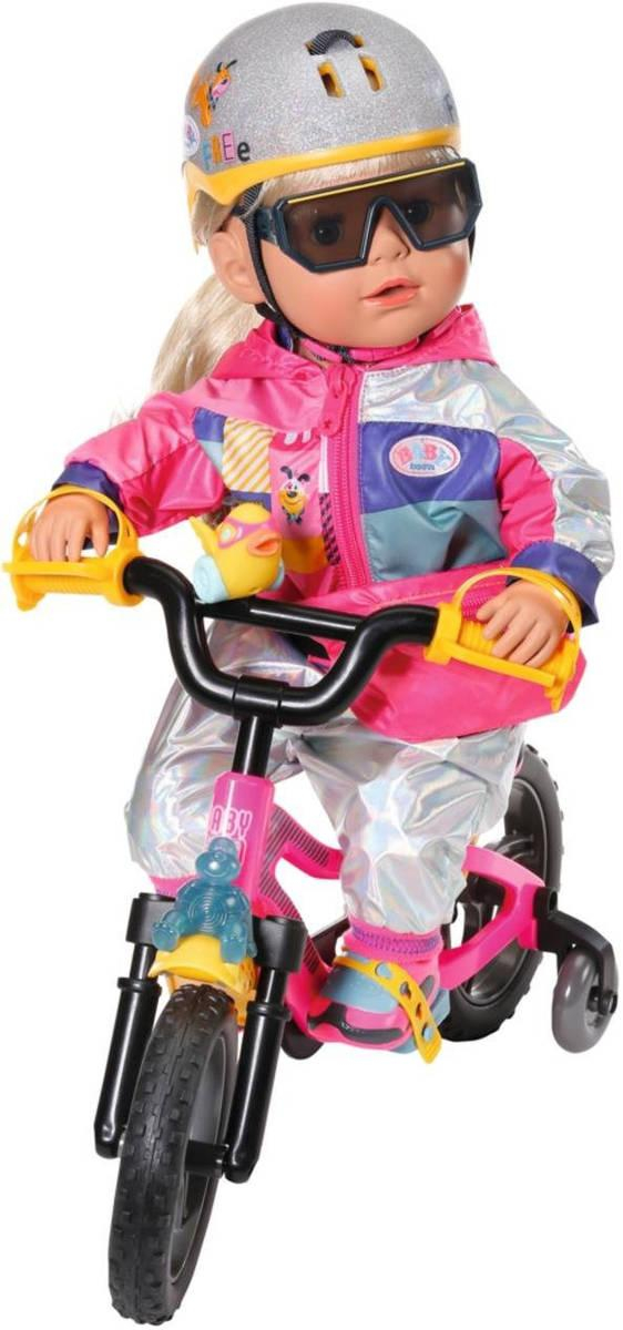 ZAPF BABY BORN Starší sestřička panenka blondýnka set s vlasovými doplňky