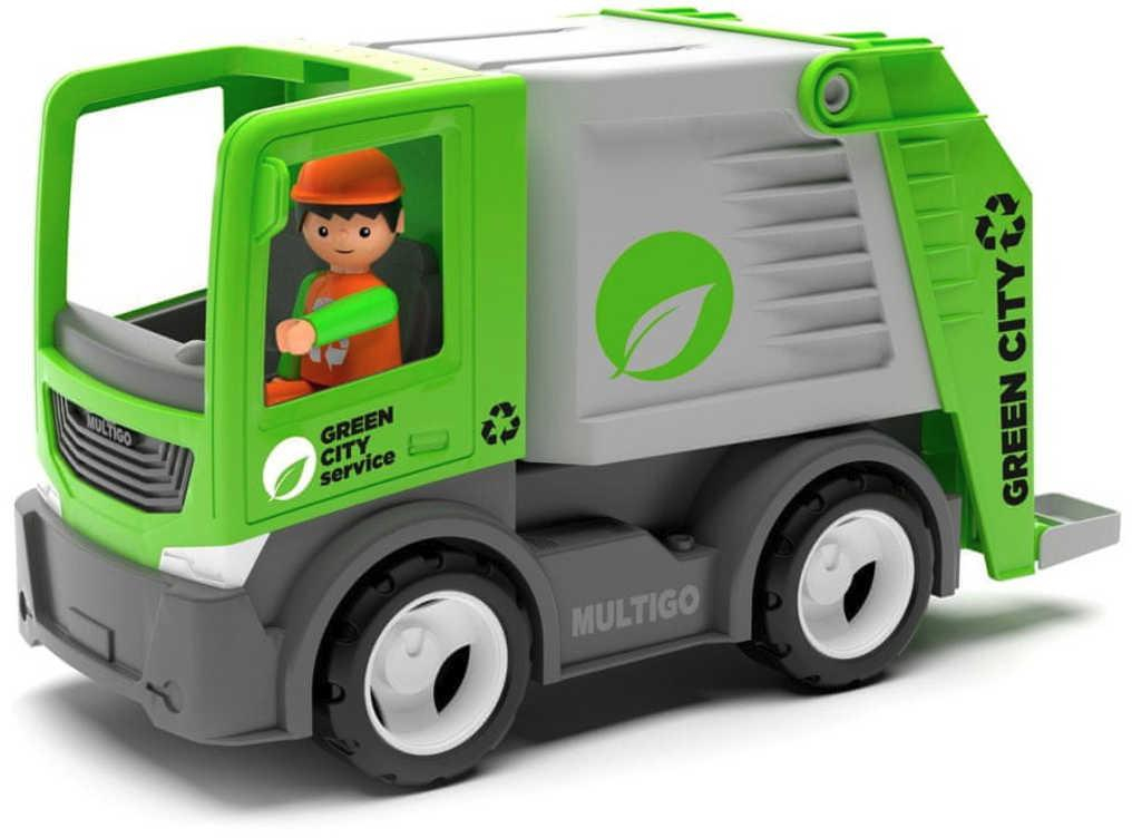 EFKO IGRÁČEK MultiGO CITY set 2+1 figurka Igráček Popelář s autem