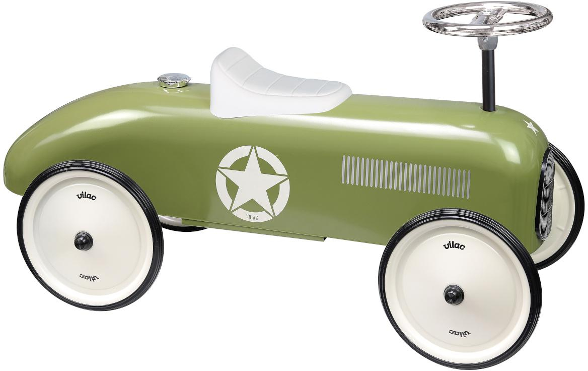 Vilac Vintage kovové odrážedlo khaki