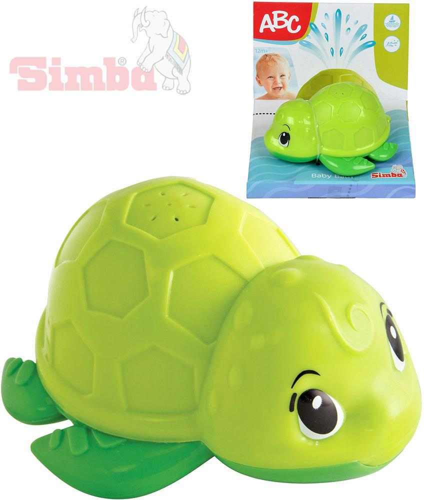 SIMBA Baby želvička do vody 11cm na baterie s vodotryskem plast pro miminko