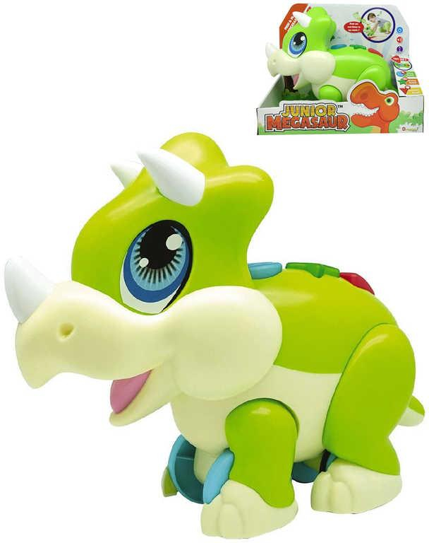 ADC Baby Junior Megasaur dinosaurus Triceratops na baterie Světlo Zvuk